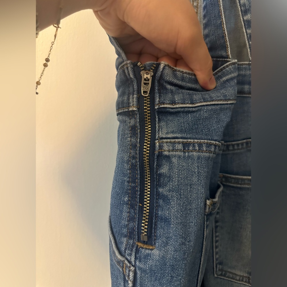 Madewell Madewell Stovepipe Overalls Raw Hem Edition Womens Size M - Picture 7 of 8
